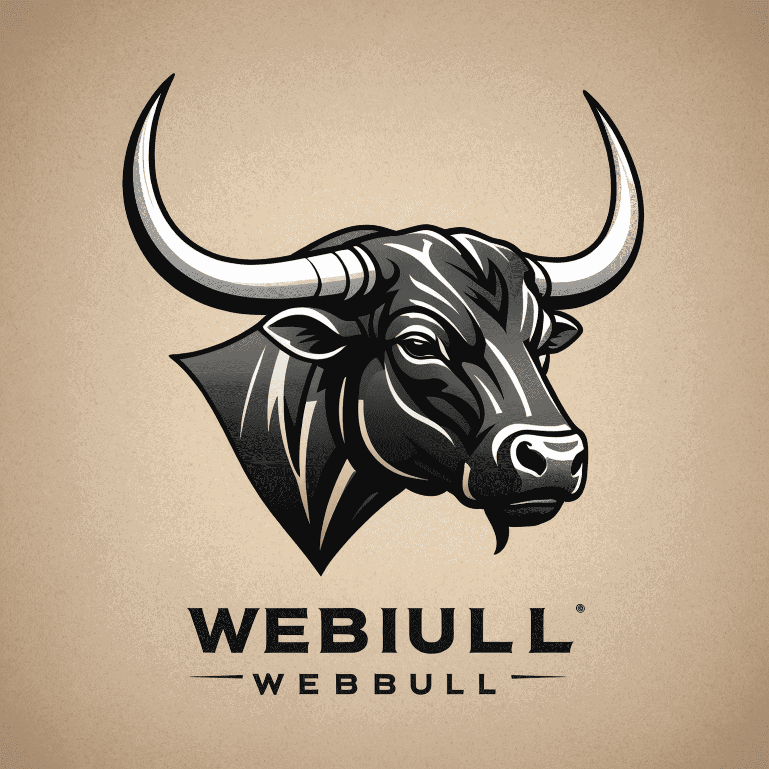 Webull Desktop logo featuring a stylized bull icon and the company name in a modern, sleek font
