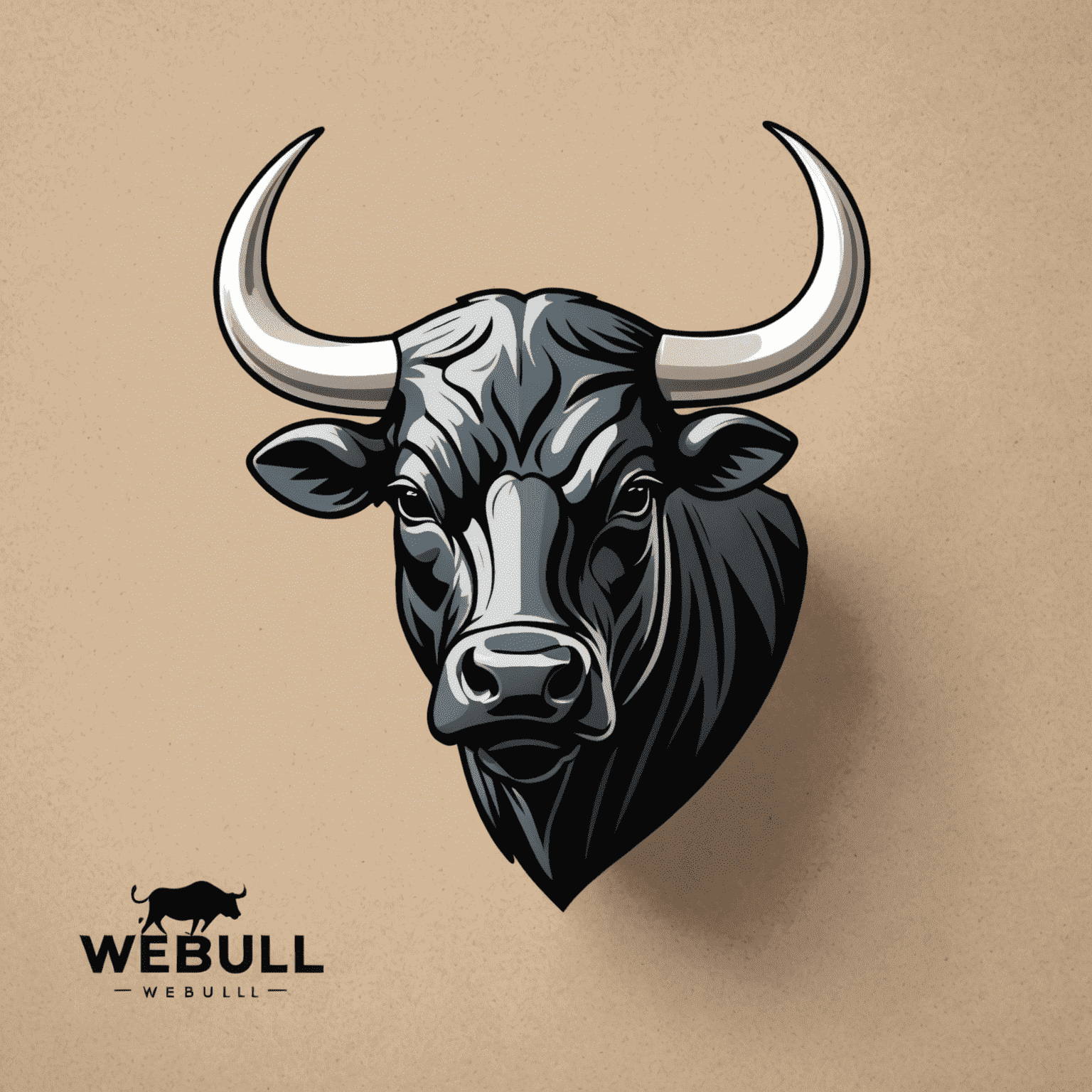 Webull Desktop logo featuring a stylized bull icon and the company name in a modern, sleek font